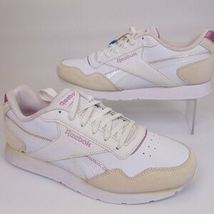 NEW! Reebok Royal Glide Running Shoes Women's Sneakers Size 9.5 M, White Leather